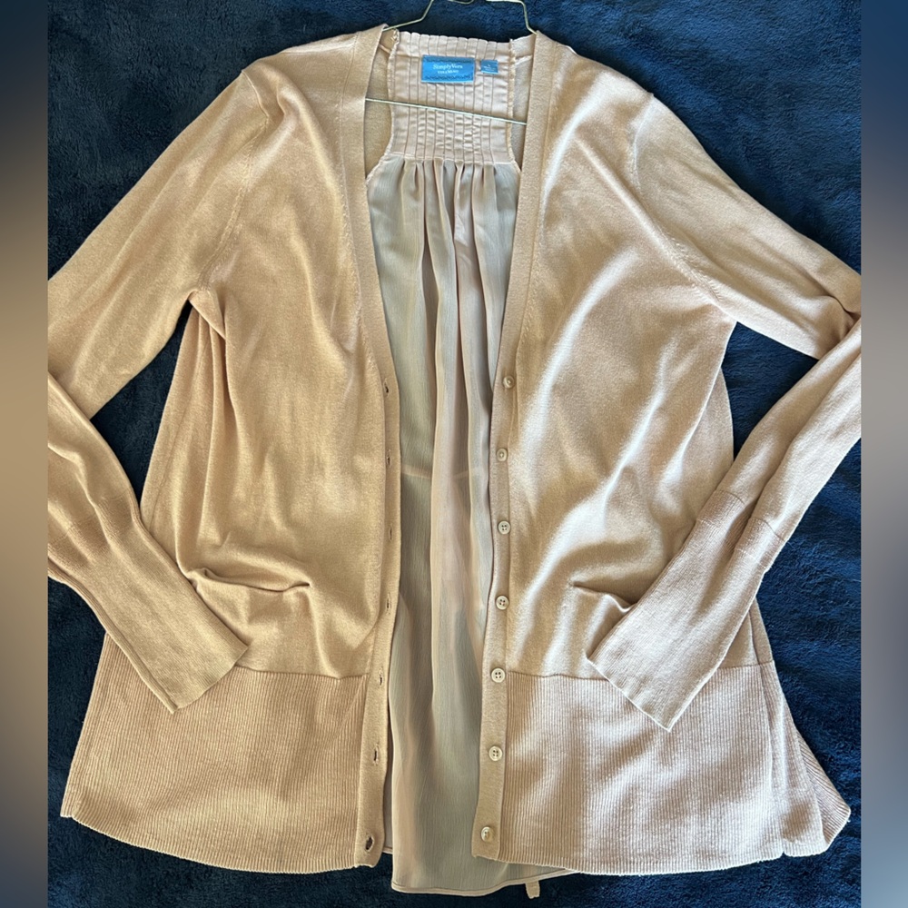 Simply Vera Vera Wang Cream Cardigan